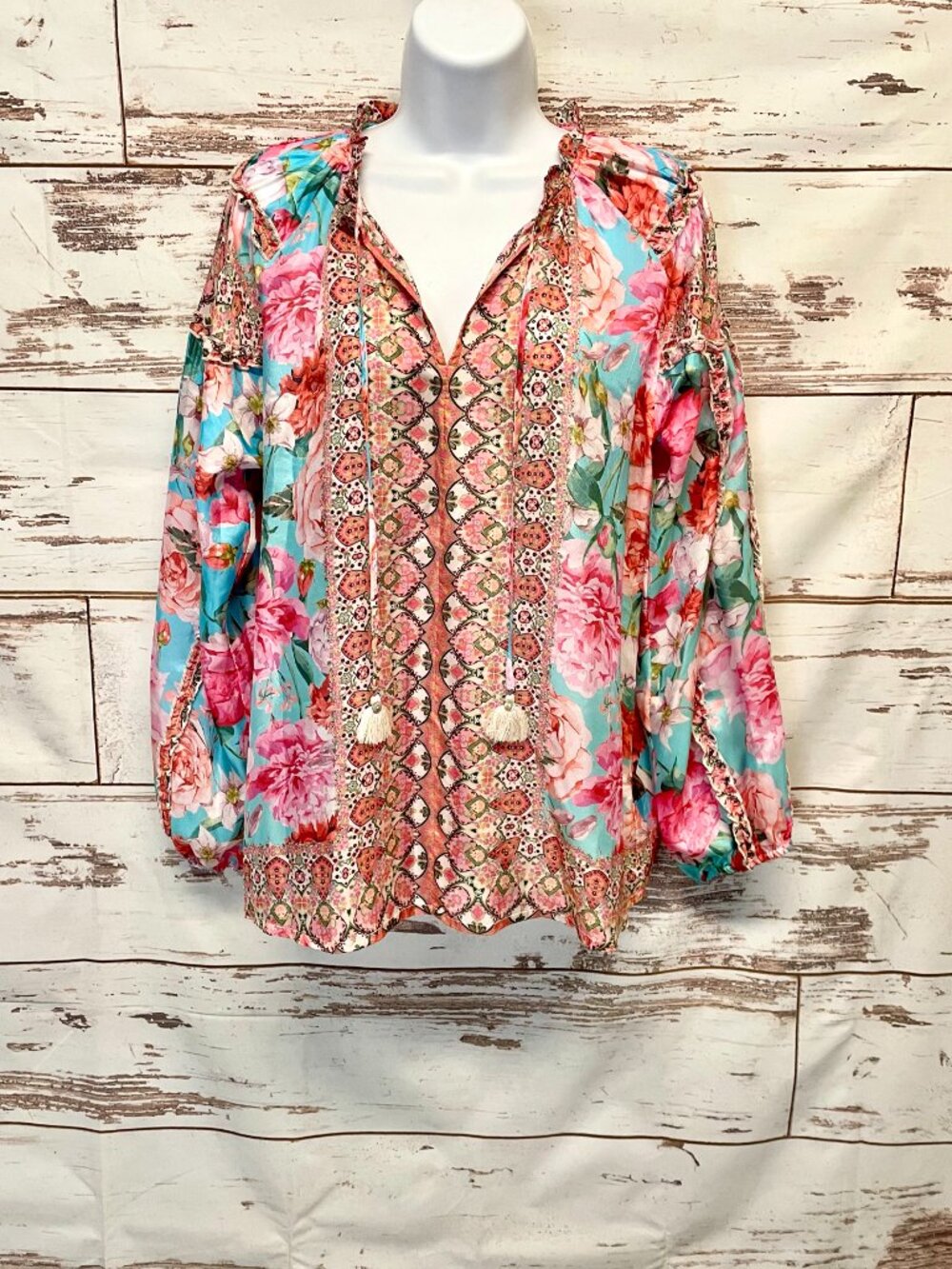 Johnny Was Rose Narcisa Blouse
